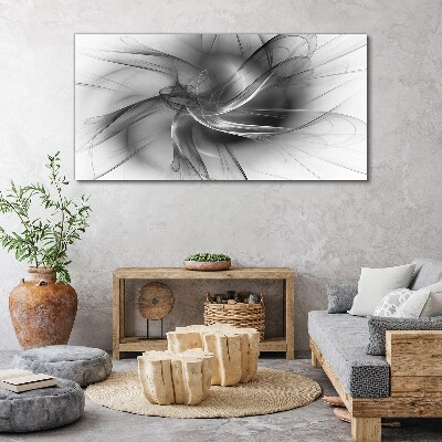 Foto auf leinwand Abstrakte Wirbel in monochromen Tönen