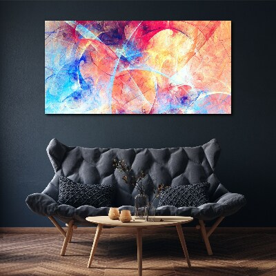 Foto auf leinwand Abstrakte Farben in Bewegung
