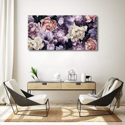Wandbild Blumenarrangement in Pastelltönen