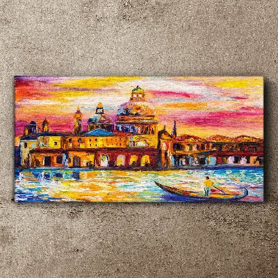 Foto auf leinwand Venedig in den Farben des Sonnenuntergangs