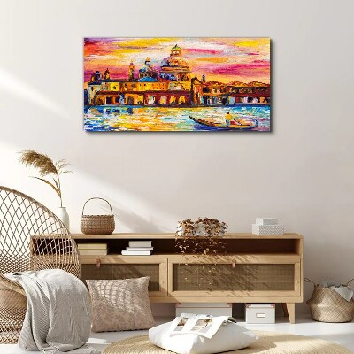 Foto auf leinwand Venedig in den Farben des Sonnenuntergangs