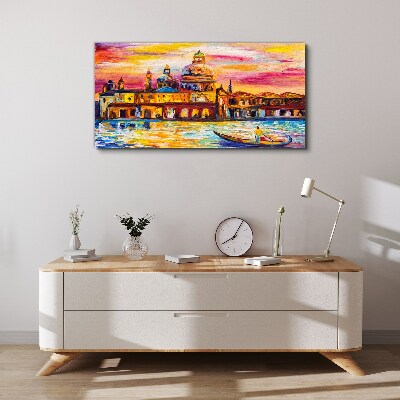 Foto auf leinwand Venedig in den Farben des Sonnenuntergangs