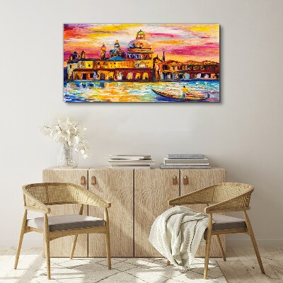 Foto auf leinwand Venedig in den Farben des Sonnenuntergangs