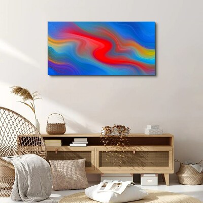 Bild auf leinwand Farbwellen in Bewegung