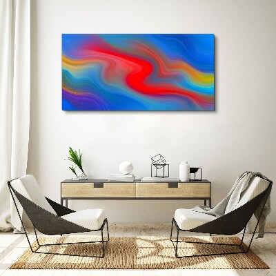 Bild auf leinwand Farbwellen in Bewegung