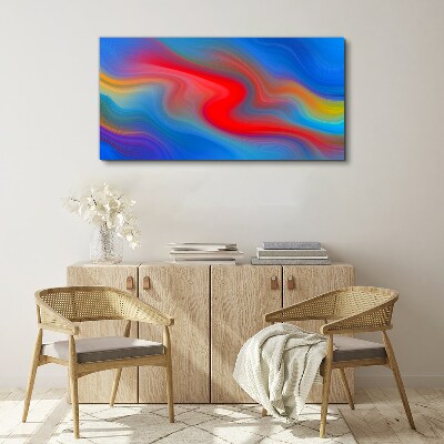 Bild auf leinwand Farbwellen in Bewegung