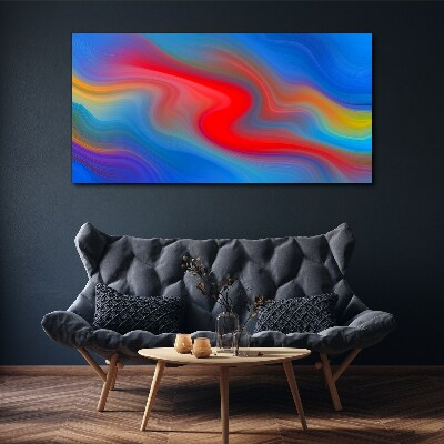 Bild auf leinwand Farbwellen in Bewegung