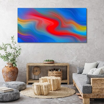 Bild auf leinwand Farbwellen in Bewegung