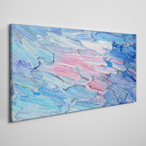 Bild auf leinwand Pastellfarbene Wellen