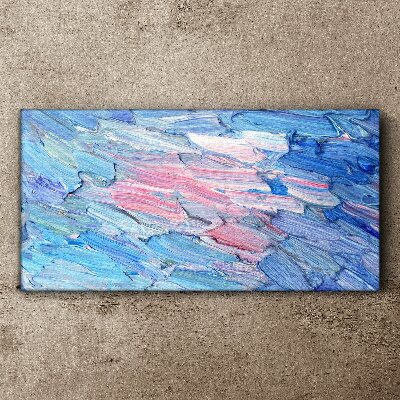 Bild auf leinwand Pastellfarbene Wellen