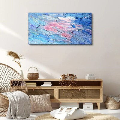 Bild auf leinwand Pastellfarbene Wellen