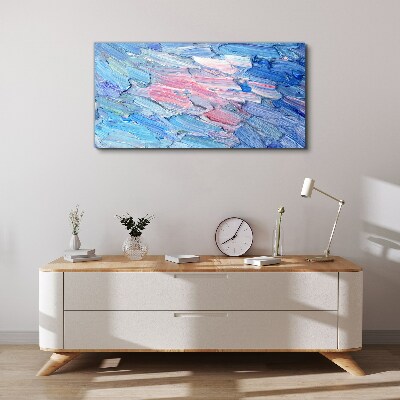 Bild auf leinwand Pastellfarbene Wellen