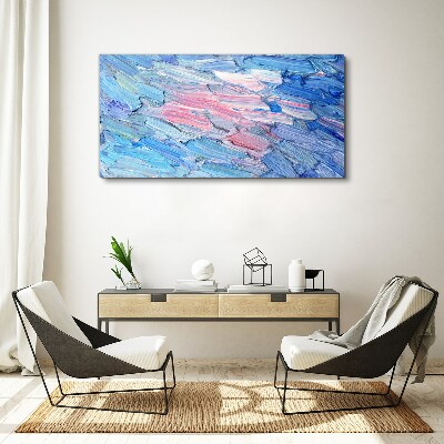 Bild auf leinwand Pastellfarbene Wellen
