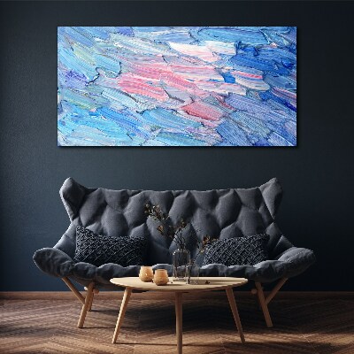 Bild auf leinwand Pastellfarbene Wellen