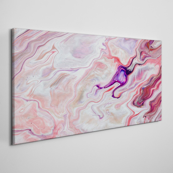 Foto auf leinwand Rosa Wellen der Abstraktion