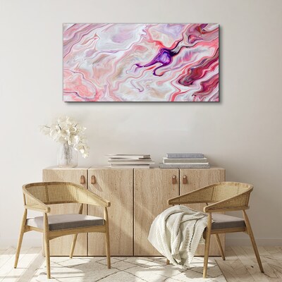 Foto auf leinwand Rosa Wellen der Abstraktion