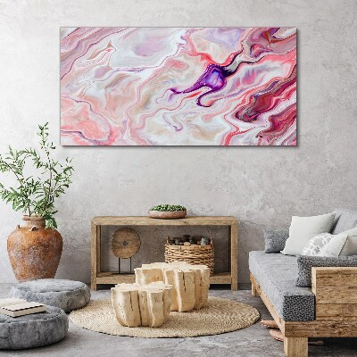 Foto auf leinwand Rosa Wellen der Abstraktion