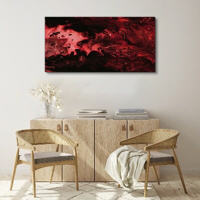 Foto auf leinwand Blutige Schatten des Chaos