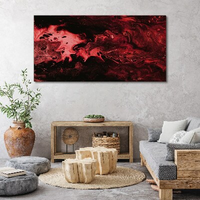 Foto auf leinwand Blutige Schatten des Chaos