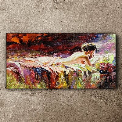 Foto auf leinwand Intimität in Farbe