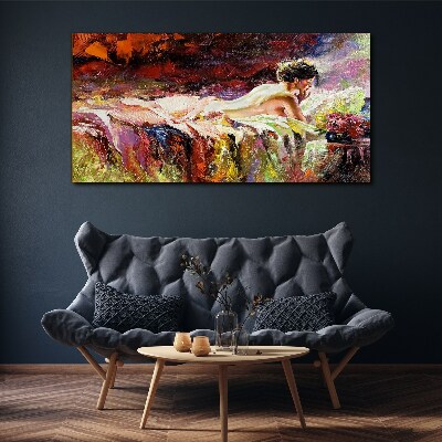 Foto auf leinwand Intimität in Farbe