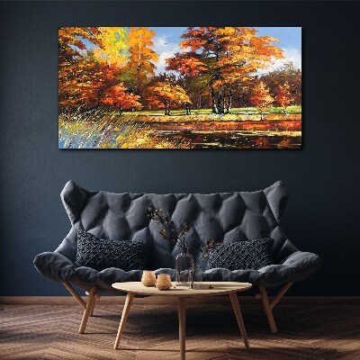 Fotobilder Goldener Herbst im Park