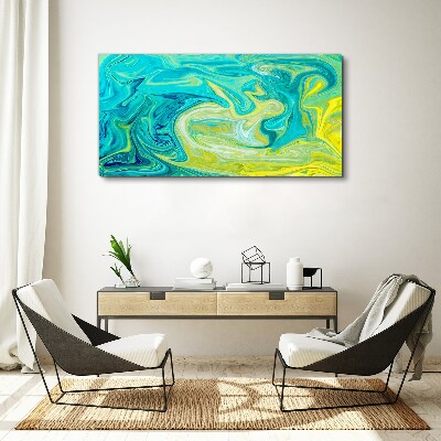 Foto auf leinwand Ozeanwirbel aus Farben