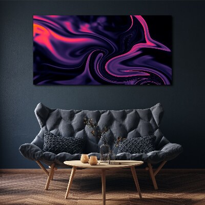 Bild auf leinwand Farbwellen in der Nacht