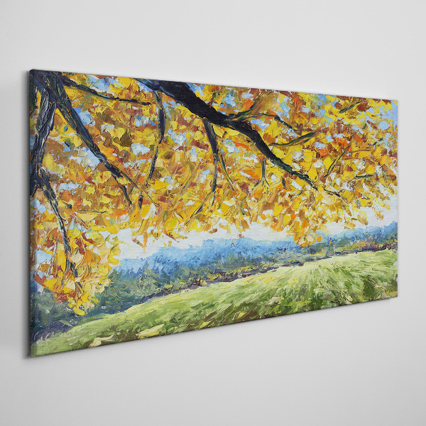 Foto auf leinwand Goldener Herbst in der Landschaft