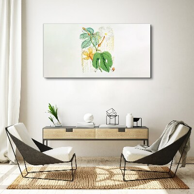 Bild auf leinwand Blumenmotiv in Pastellfarben
