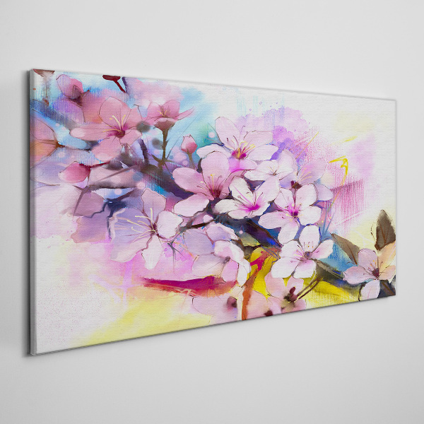 Foto auf leinwand Florale Farbexplosion