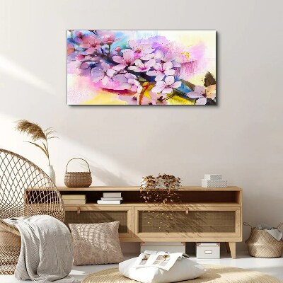 Foto auf leinwand Florale Farbexplosion