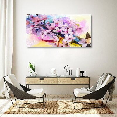 Foto auf leinwand Florale Farbexplosion
