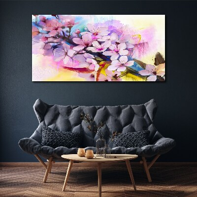 Foto auf leinwand Florale Farbexplosion