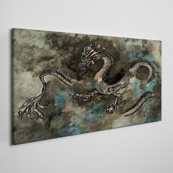 Foto auf leinwand Drache in den Wolken