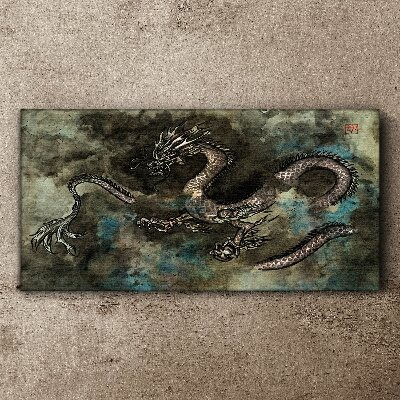 Foto auf leinwand Drache in den Wolken