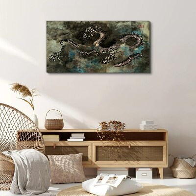 Foto auf leinwand Drache in den Wolken