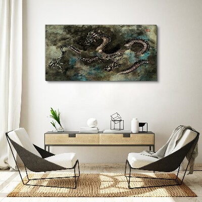 Foto auf leinwand Drache in den Wolken
