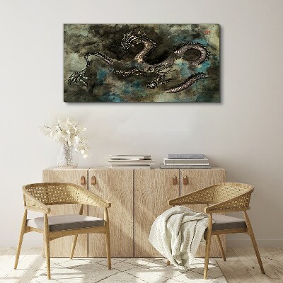 Foto auf leinwand Drache in den Wolken