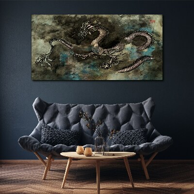Foto auf leinwand Drache in den Wolken