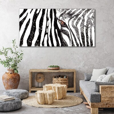 Foto auf leinwand tierische Zebrastreifen