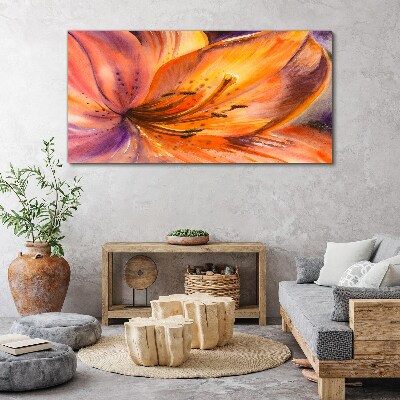 Wandbild Abstrakte Blumen Natur