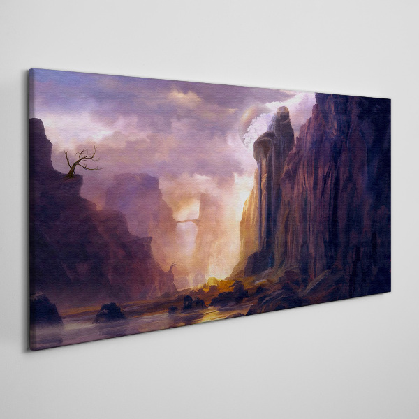 Foto leinwand Zauberhafte Berglandschaften