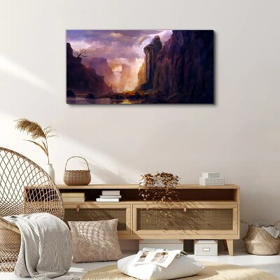 Foto leinwand Zauberhafte Berglandschaften