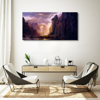 Foto leinwand Zauberhafte Berglandschaften