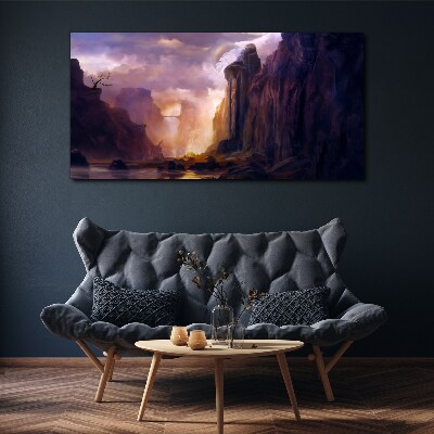 Foto leinwand Zauberhafte Berglandschaften