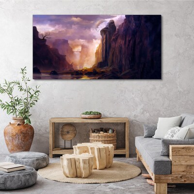 Foto leinwand Zauberhafte Berglandschaften