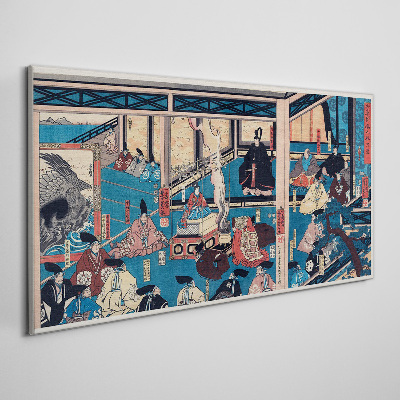 Foto auf leinwand Eine Szene aus dem japanischen Leben