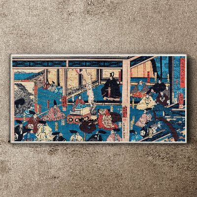 Foto auf leinwand Eine Szene aus dem japanischen Leben