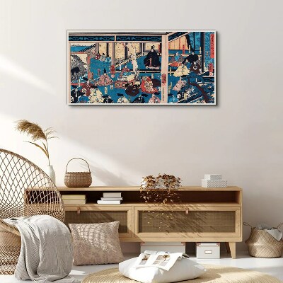 Foto auf leinwand Eine Szene aus dem japanischen Leben